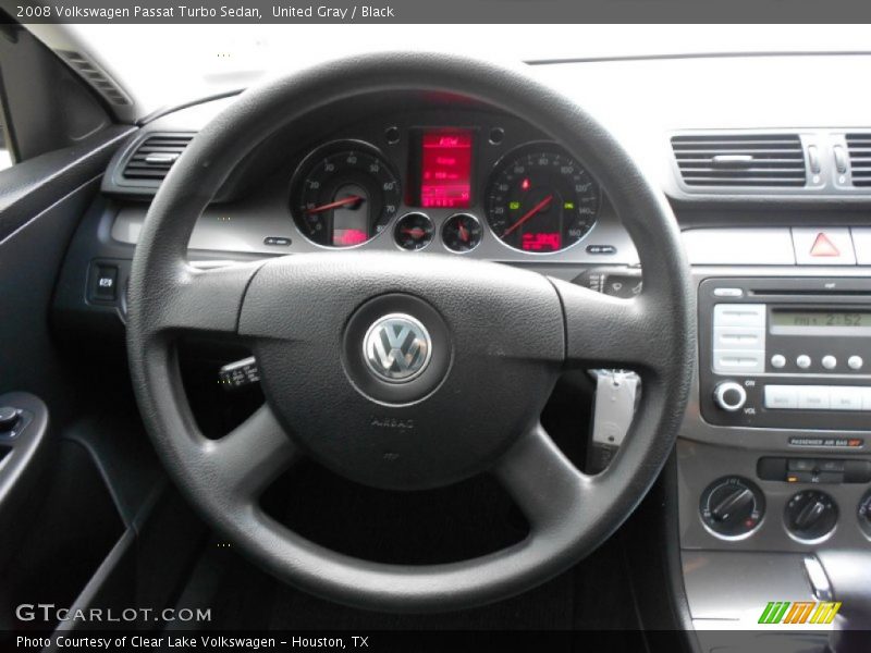 United Gray / Black 2008 Volkswagen Passat Turbo Sedan