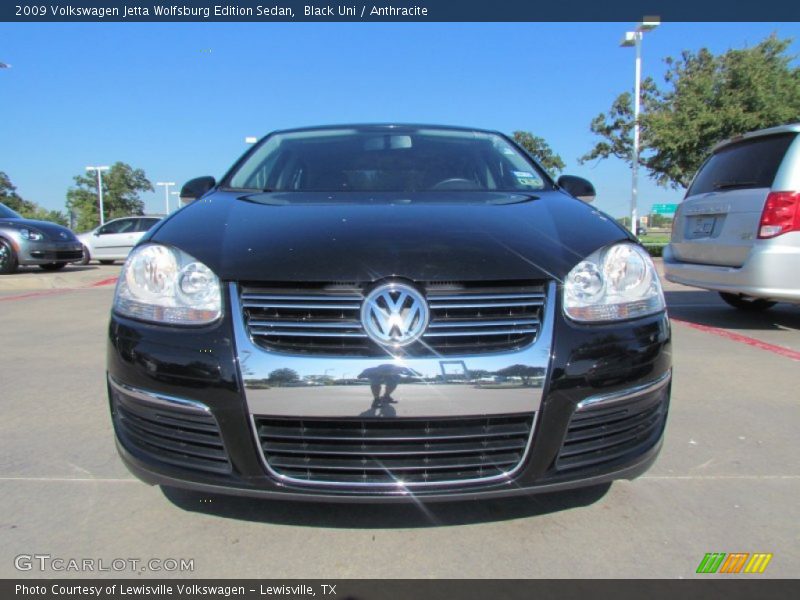 Black Uni / Anthracite 2009 Volkswagen Jetta Wolfsburg Edition Sedan