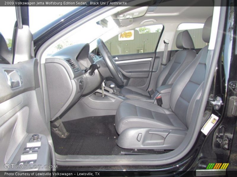  2009 Jetta Wolfsburg Edition Sedan Anthracite Interior