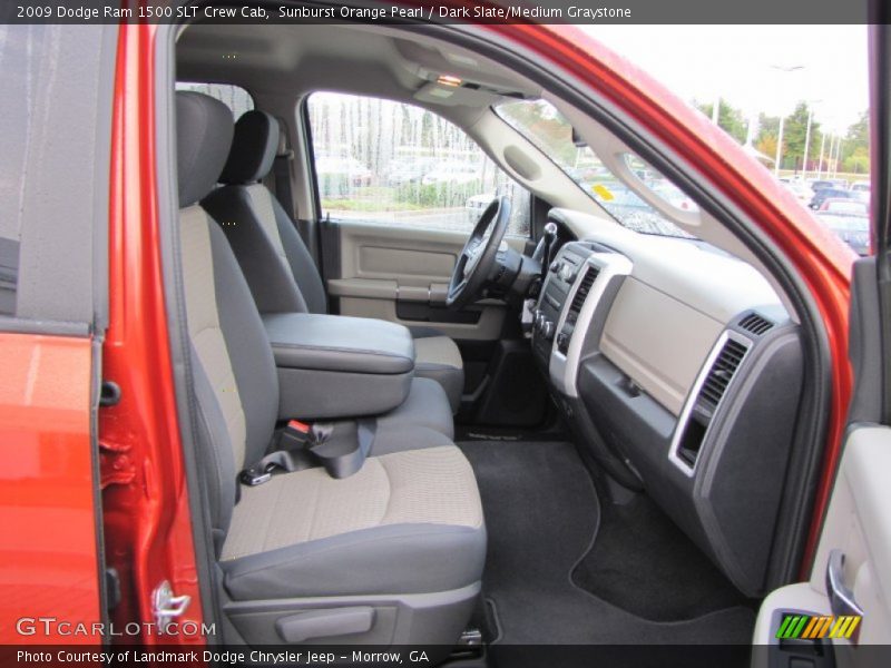 Sunburst Orange Pearl / Dark Slate/Medium Graystone 2009 Dodge Ram 1500 SLT Crew Cab