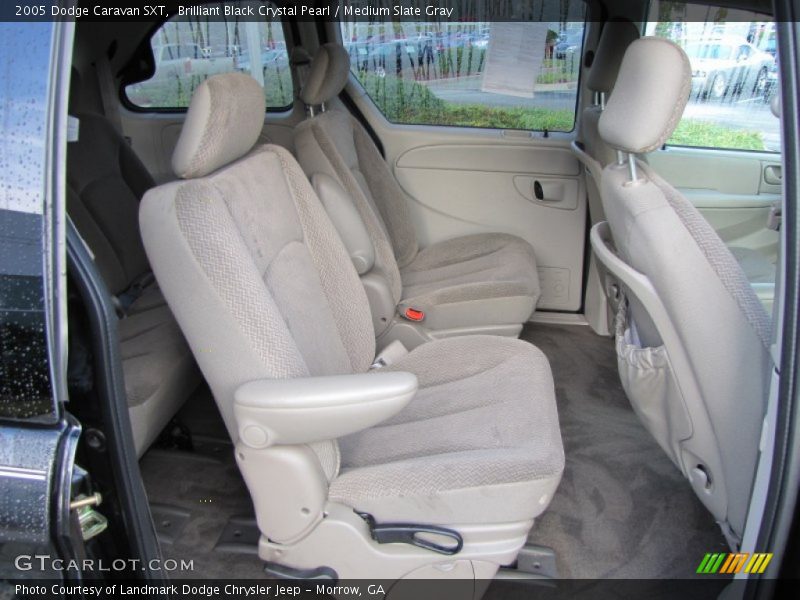 Brilliant Black Crystal Pearl / Medium Slate Gray 2005 Dodge Caravan SXT