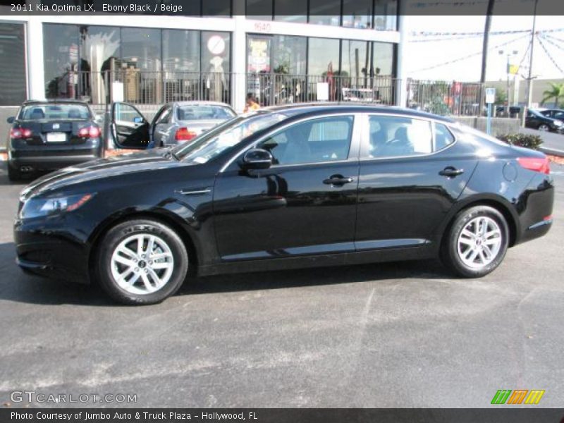 Ebony Black / Beige 2011 Kia Optima LX