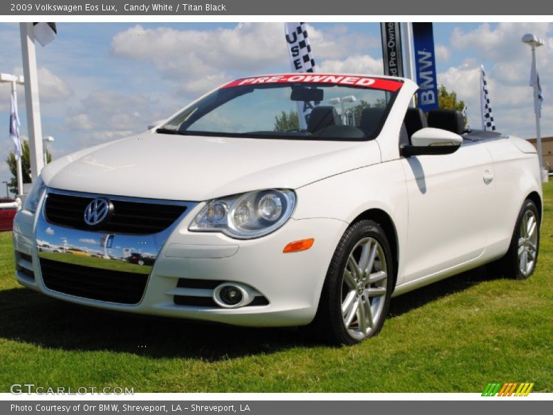 Candy White / Titan Black 2009 Volkswagen Eos Lux