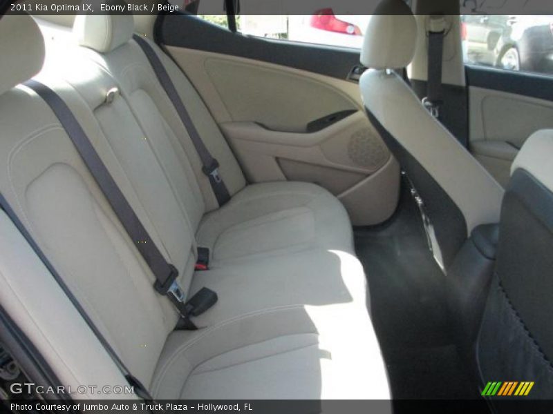Ebony Black / Beige 2011 Kia Optima LX