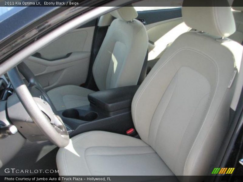 Ebony Black / Beige 2011 Kia Optima LX