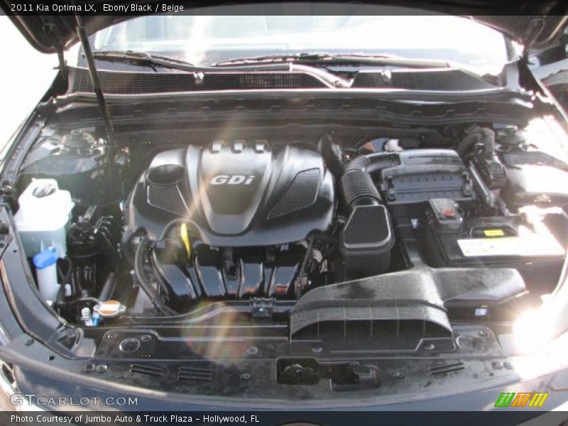 Ebony Black / Beige 2011 Kia Optima LX