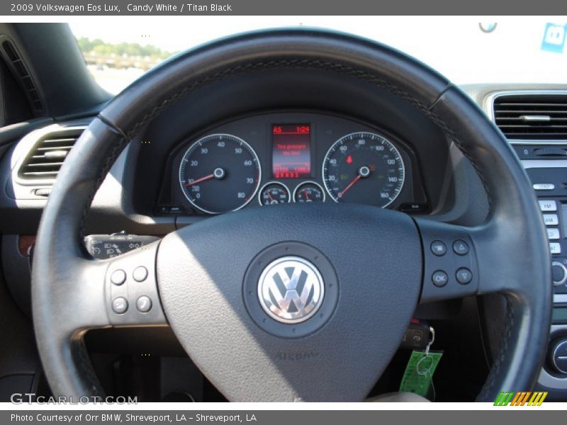 Candy White / Titan Black 2009 Volkswagen Eos Lux