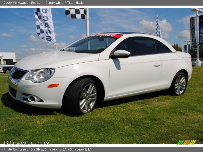 Candy White / Titan Black 2009 Volkswagen Eos Lux