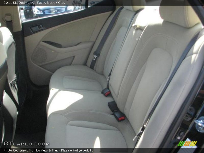 Ebony Black / Gray 2011 Kia Optima LX