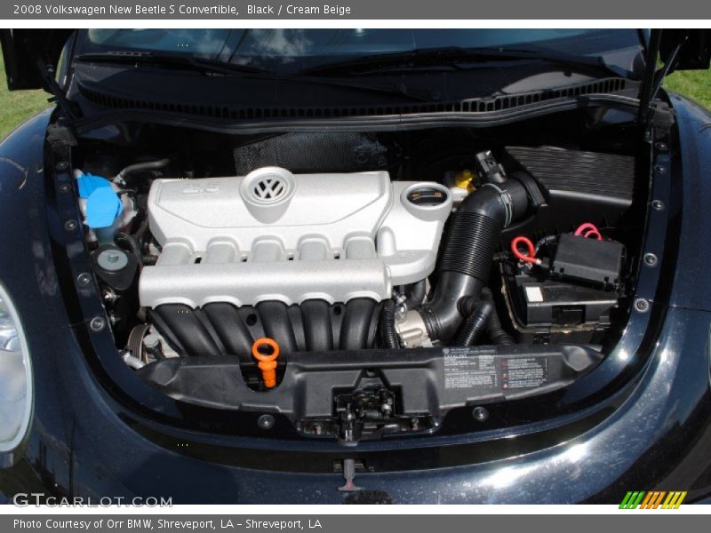  2008 New Beetle S Convertible Engine - 2.5L DOHC 20V 5 Cylinder