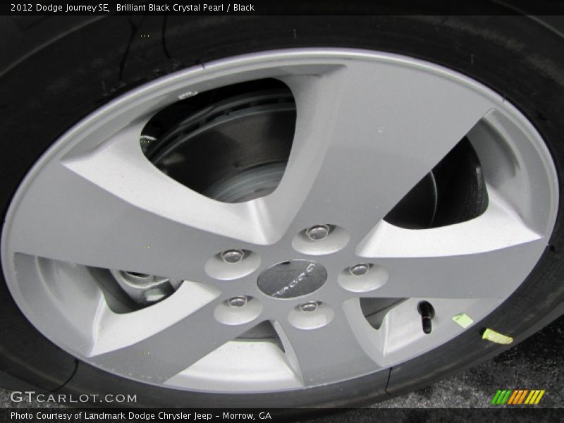 Brilliant Black Crystal Pearl / Black 2012 Dodge Journey SE