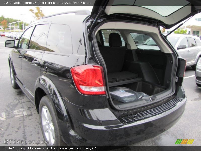 Brilliant Black Crystal Pearl / Black 2012 Dodge Journey SE