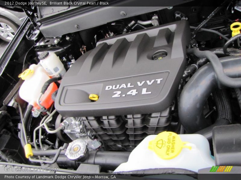 Brilliant Black Crystal Pearl / Black 2012 Dodge Journey SE