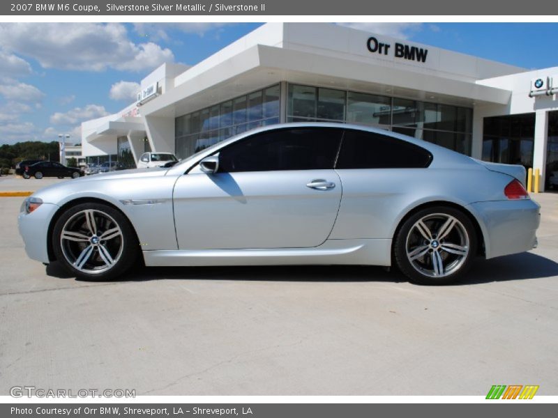 Silverstone Silver Metallic / Silverstone II 2007 BMW M6 Coupe