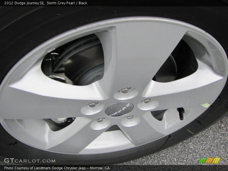 Storm Grey Pearl / Black 2012 Dodge Journey SE