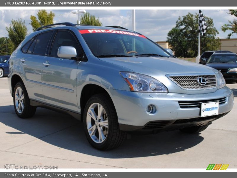 Breakwater Blue Metallic / Ivory 2008 Lexus RX 400h Hybrid
