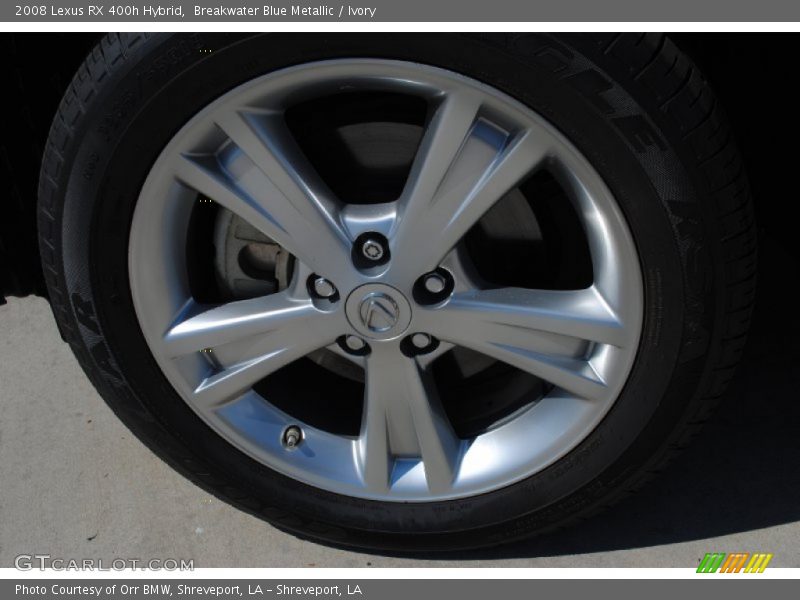 Breakwater Blue Metallic / Ivory 2008 Lexus RX 400h Hybrid