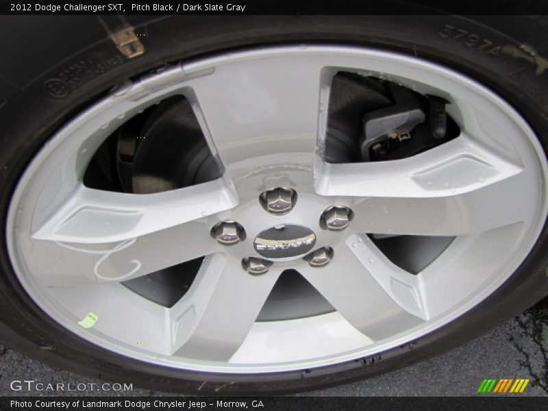 Pitch Black / Dark Slate Gray 2012 Dodge Challenger SXT