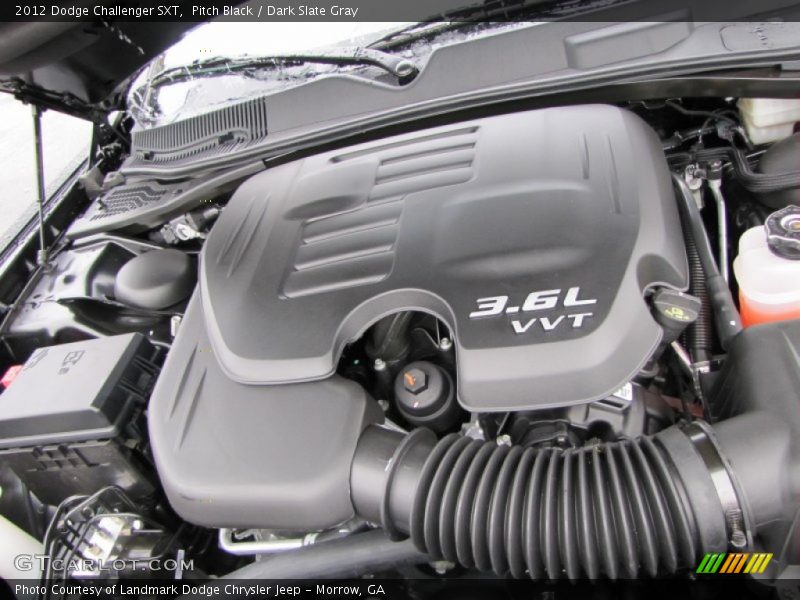 Pitch Black / Dark Slate Gray 2012 Dodge Challenger SXT