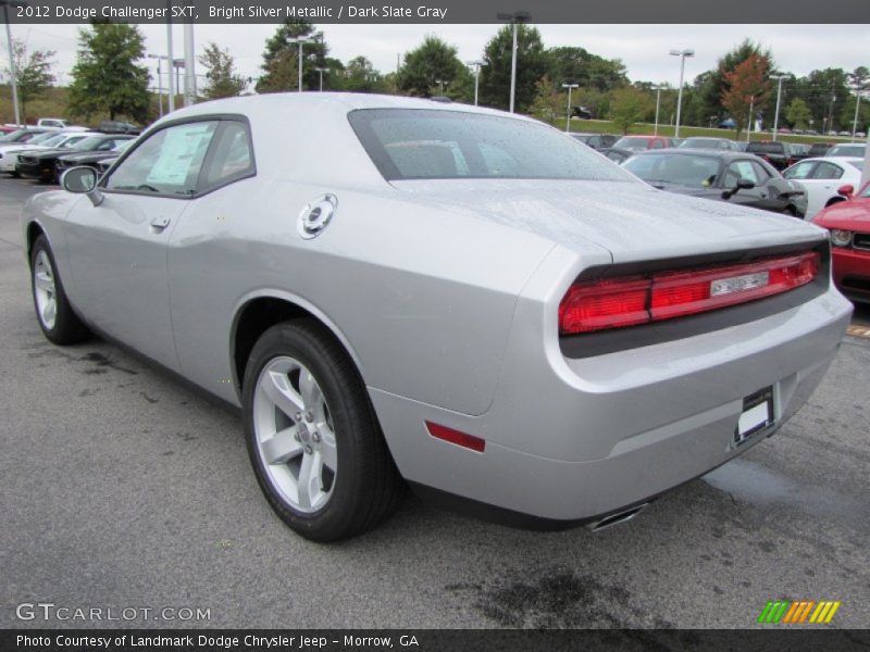 Bright Silver Metallic / Dark Slate Gray 2012 Dodge Challenger SXT