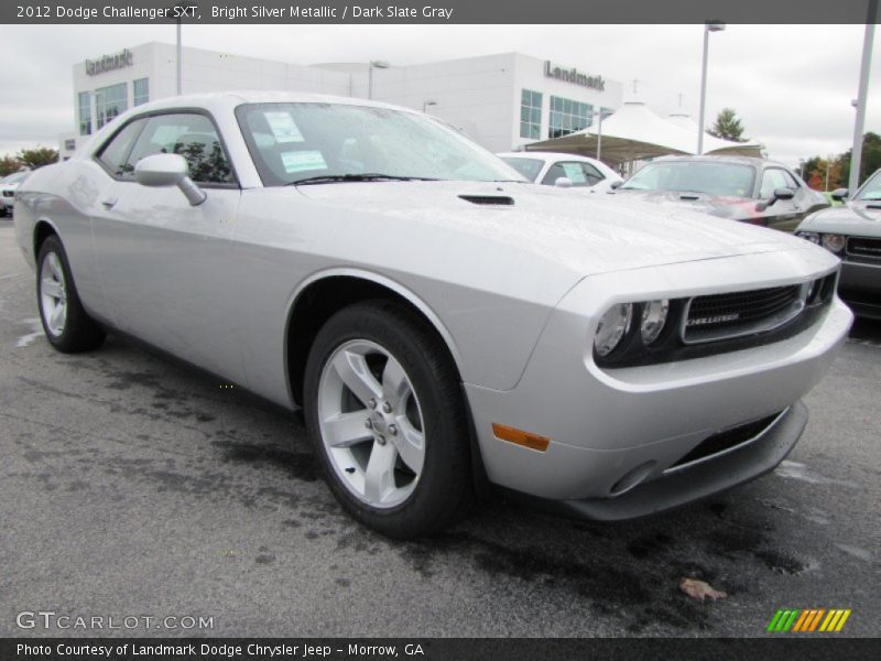 Bright Silver Metallic / Dark Slate Gray 2012 Dodge Challenger SXT