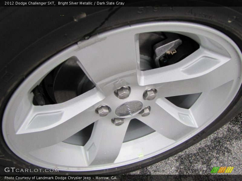 Bright Silver Metallic / Dark Slate Gray 2012 Dodge Challenger SXT