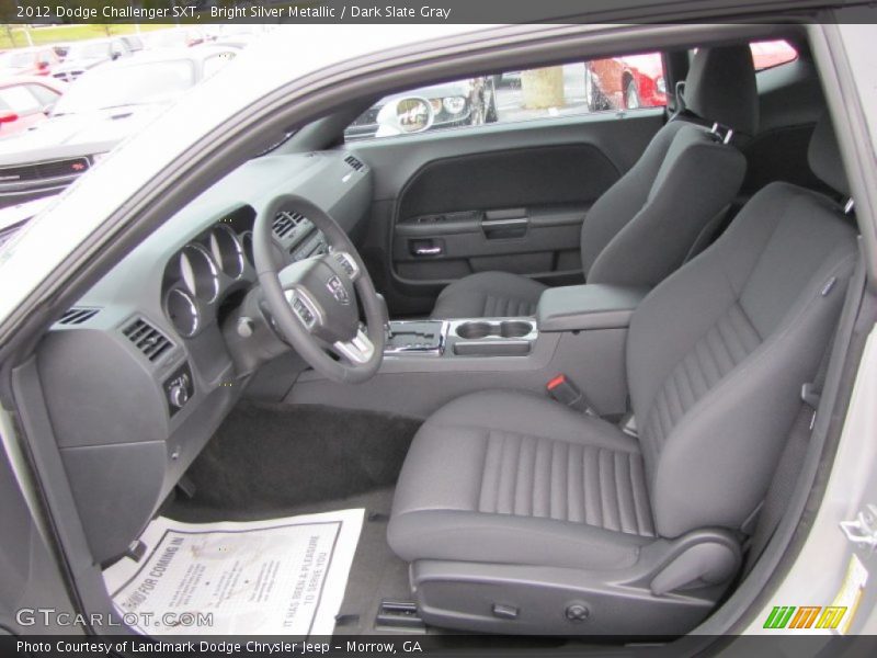 Bright Silver Metallic / Dark Slate Gray 2012 Dodge Challenger SXT