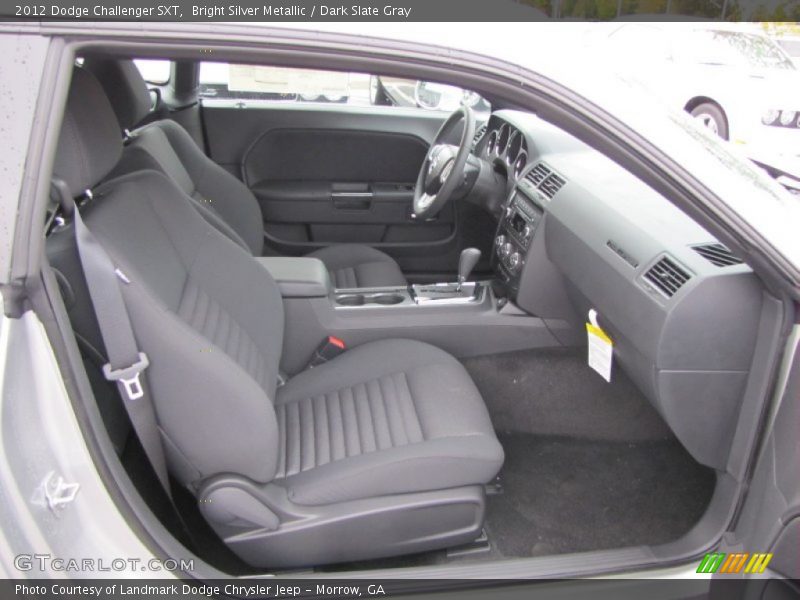 Bright Silver Metallic / Dark Slate Gray 2012 Dodge Challenger SXT