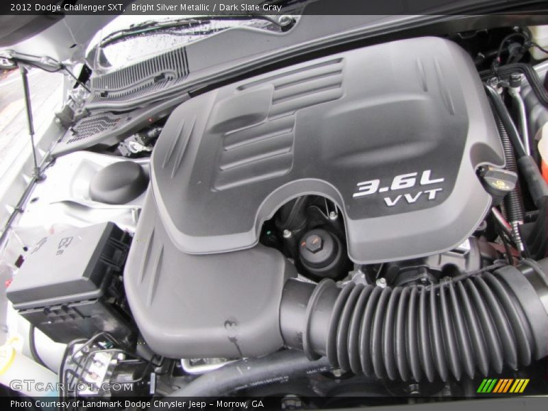 Bright Silver Metallic / Dark Slate Gray 2012 Dodge Challenger SXT