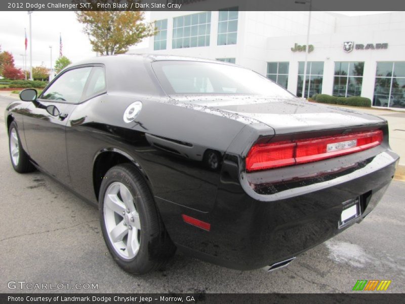 Pitch Black / Dark Slate Gray 2012 Dodge Challenger SXT