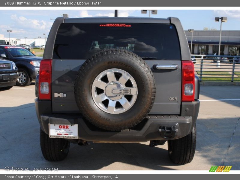 Graphite Metallic / Ebony/Pewter 2009 Hummer H3 X