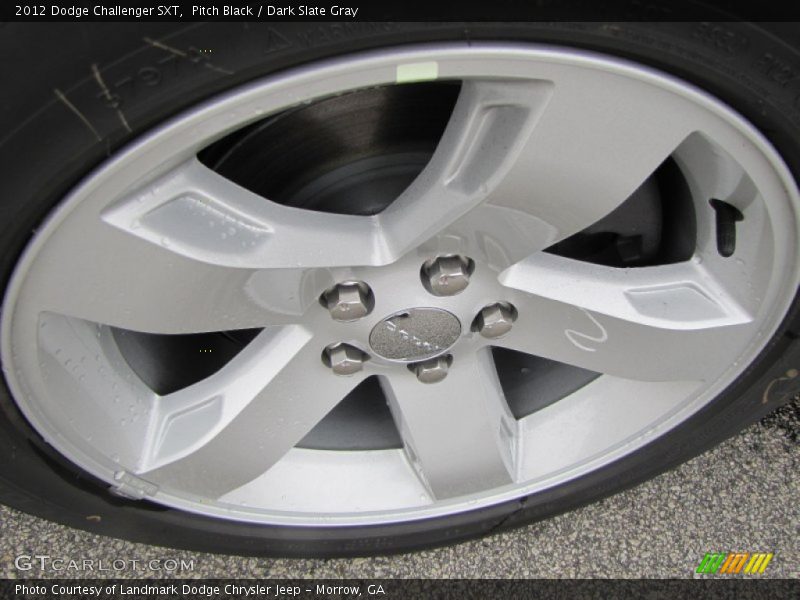 Pitch Black / Dark Slate Gray 2012 Dodge Challenger SXT