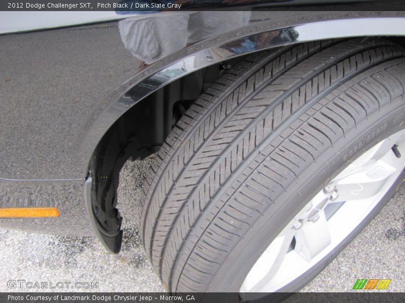 Pitch Black / Dark Slate Gray 2012 Dodge Challenger SXT