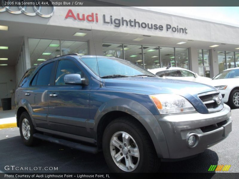 Indigo Blue / Gray 2006 Kia Sorento LX 4x4