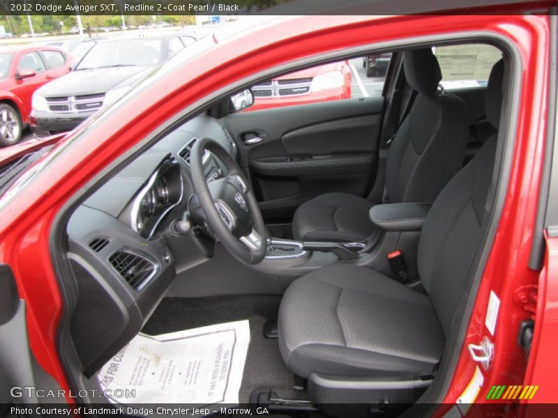  2012 Avenger SXT Black Interior