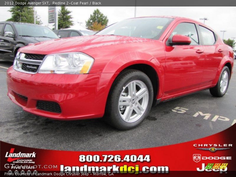 Redline 2-Coat Pearl / Black 2012 Dodge Avenger SXT