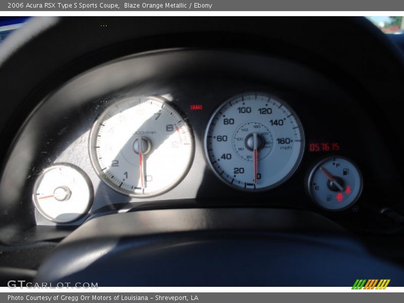  2006 RSX Type S Sports Coupe Type S Sports Coupe Gauges