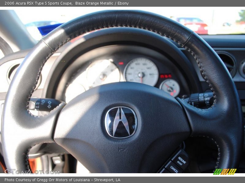 Blaze Orange Metallic / Ebony 2006 Acura RSX Type S Sports Coupe