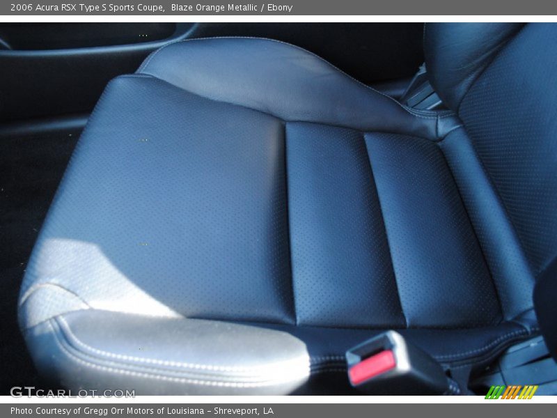 Blaze Orange Metallic / Ebony 2006 Acura RSX Type S Sports Coupe