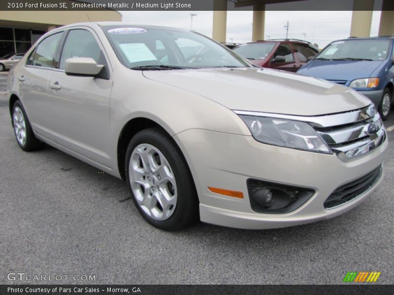 Smokestone Metallic / Medium Light Stone 2010 Ford Fusion SE