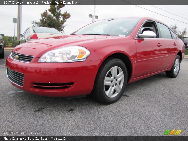 Precision Red / Ebony Black 2007 Chevrolet Impala LS