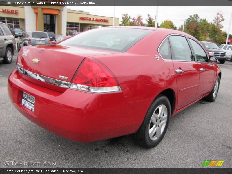 Precision Red / Ebony Black 2007 Chevrolet Impala LS