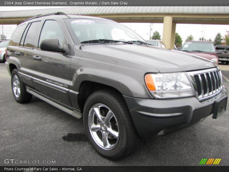 Graphite Metallic / Dark Slate Gray 2004 Jeep Grand Cherokee Overland