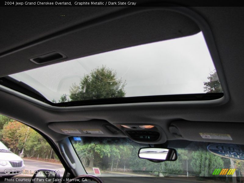 Graphite Metallic / Dark Slate Gray 2004 Jeep Grand Cherokee Overland