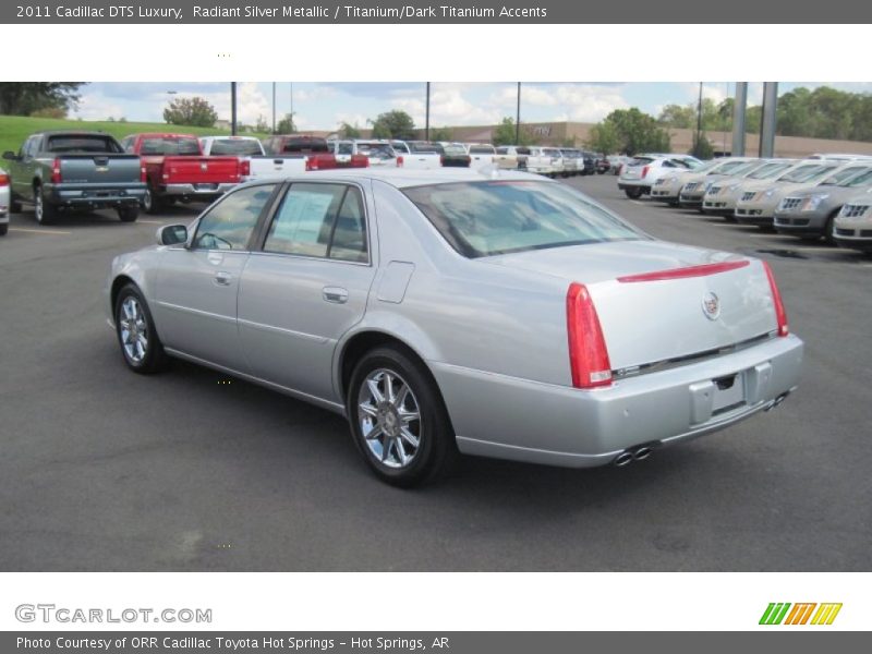 Radiant Silver Metallic / Titanium/Dark Titanium Accents 2011 Cadillac DTS Luxury