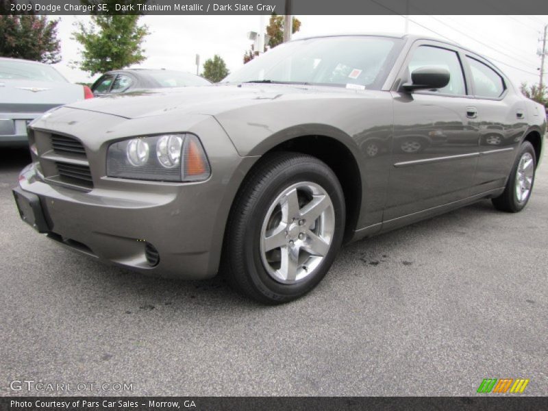 Dark Titanium Metallic / Dark Slate Gray 2009 Dodge Charger SE