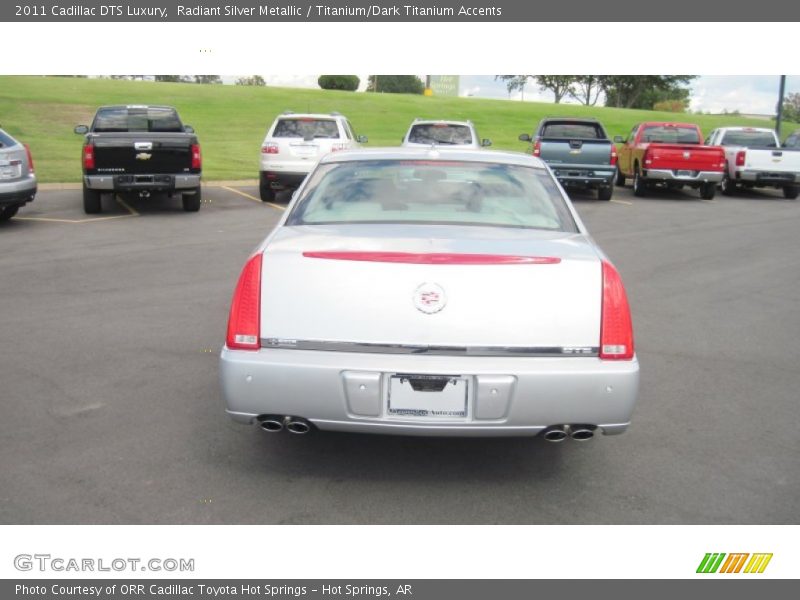 Radiant Silver Metallic / Titanium/Dark Titanium Accents 2011 Cadillac DTS Luxury