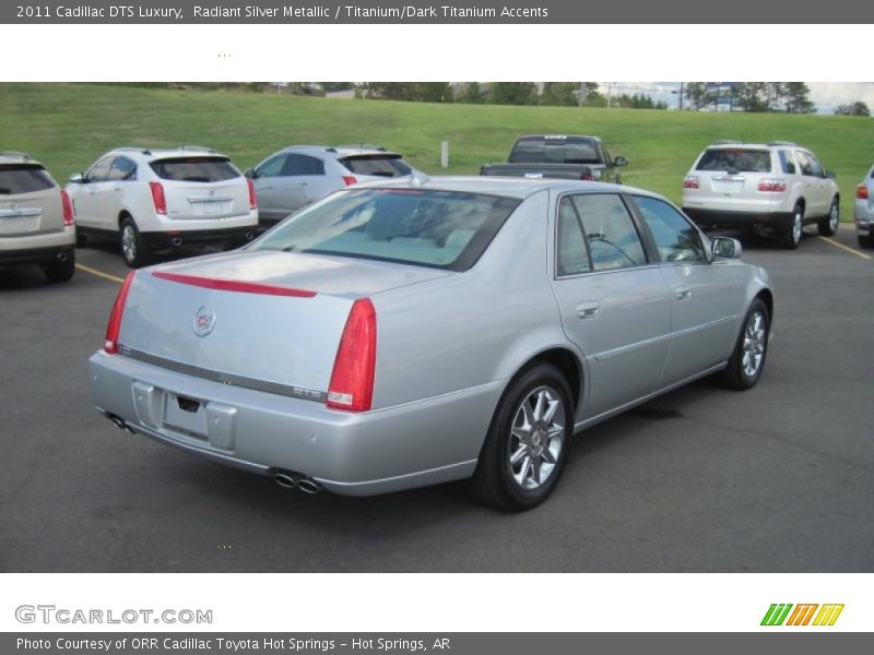 Radiant Silver Metallic / Titanium/Dark Titanium Accents 2011 Cadillac DTS Luxury