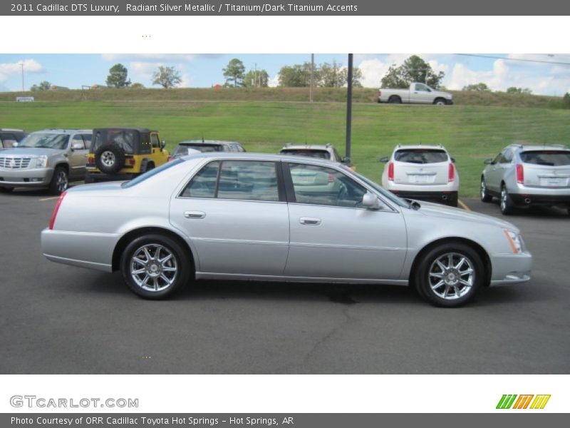 Radiant Silver Metallic / Titanium/Dark Titanium Accents 2011 Cadillac DTS Luxury