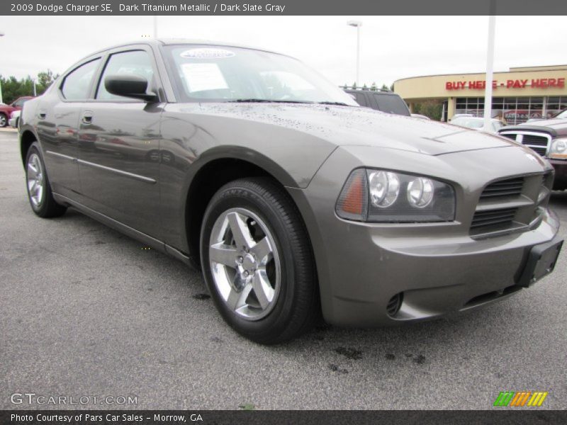 Dark Titanium Metallic / Dark Slate Gray 2009 Dodge Charger SE